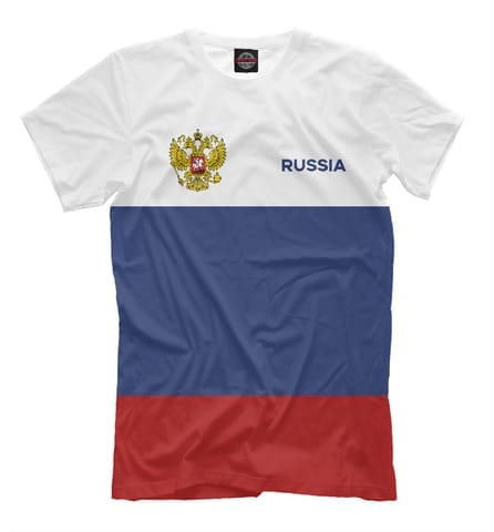 Футболка для мальчиков «Russia Tricolour»